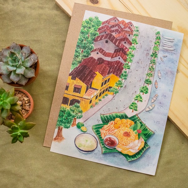 Tranh PhanhShi 20 x 28 cm Hội An