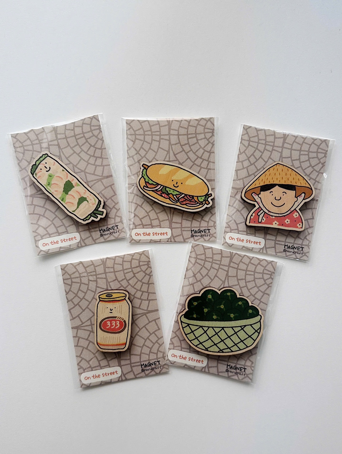 Nam châm Gỗ  Haru Craft