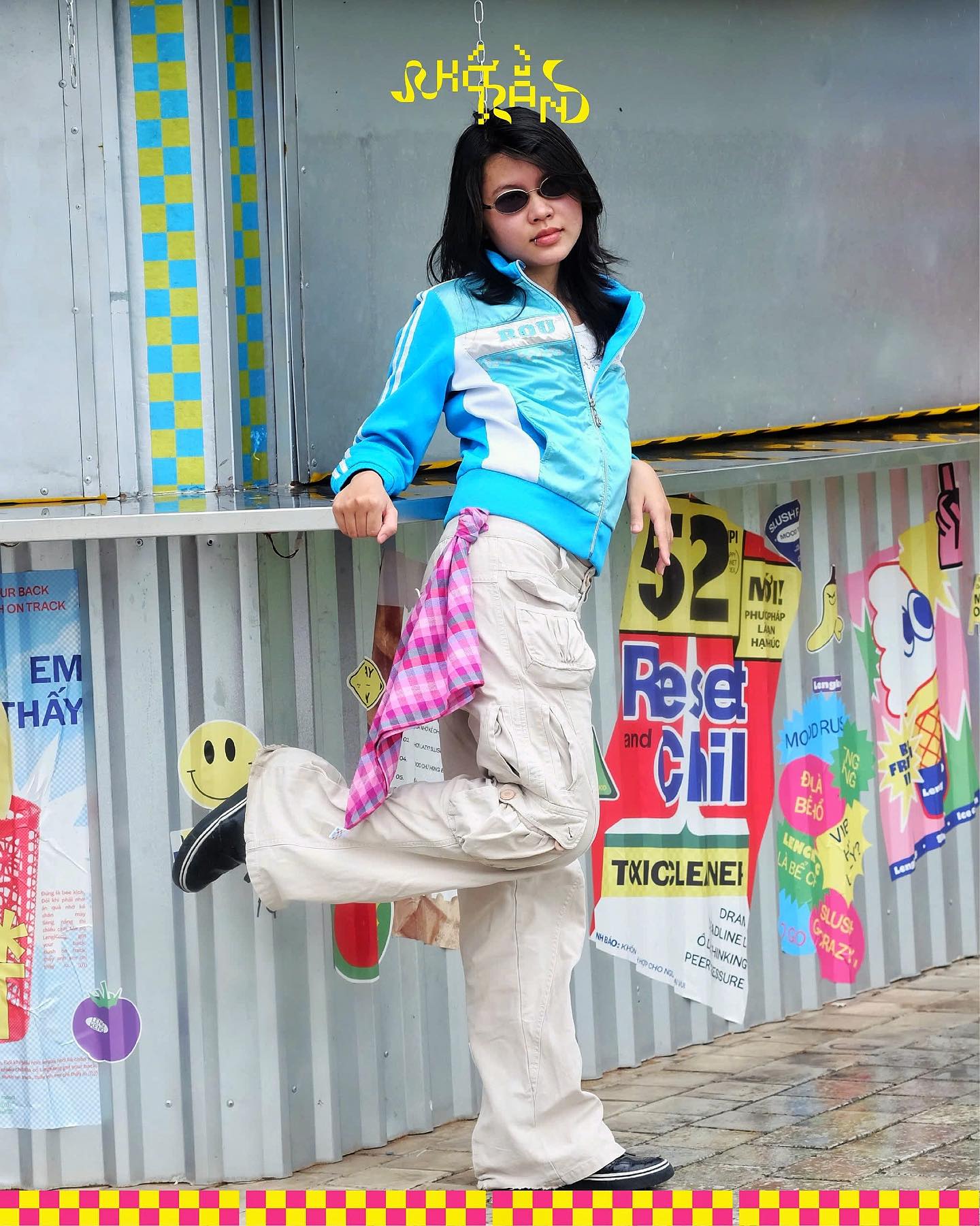 KHĂN VUÔNG XANH BẠC HÀ 50 x 50 cm Nhớ Rằn