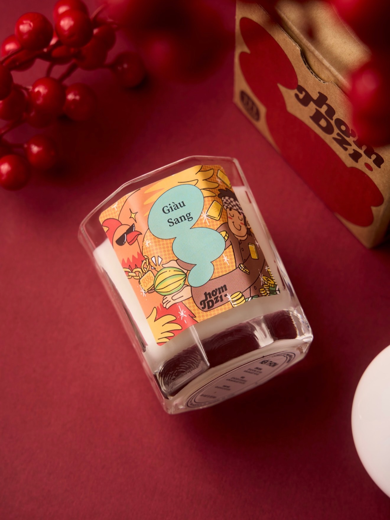 Nến Thơm Dzị 111gram giàu sang