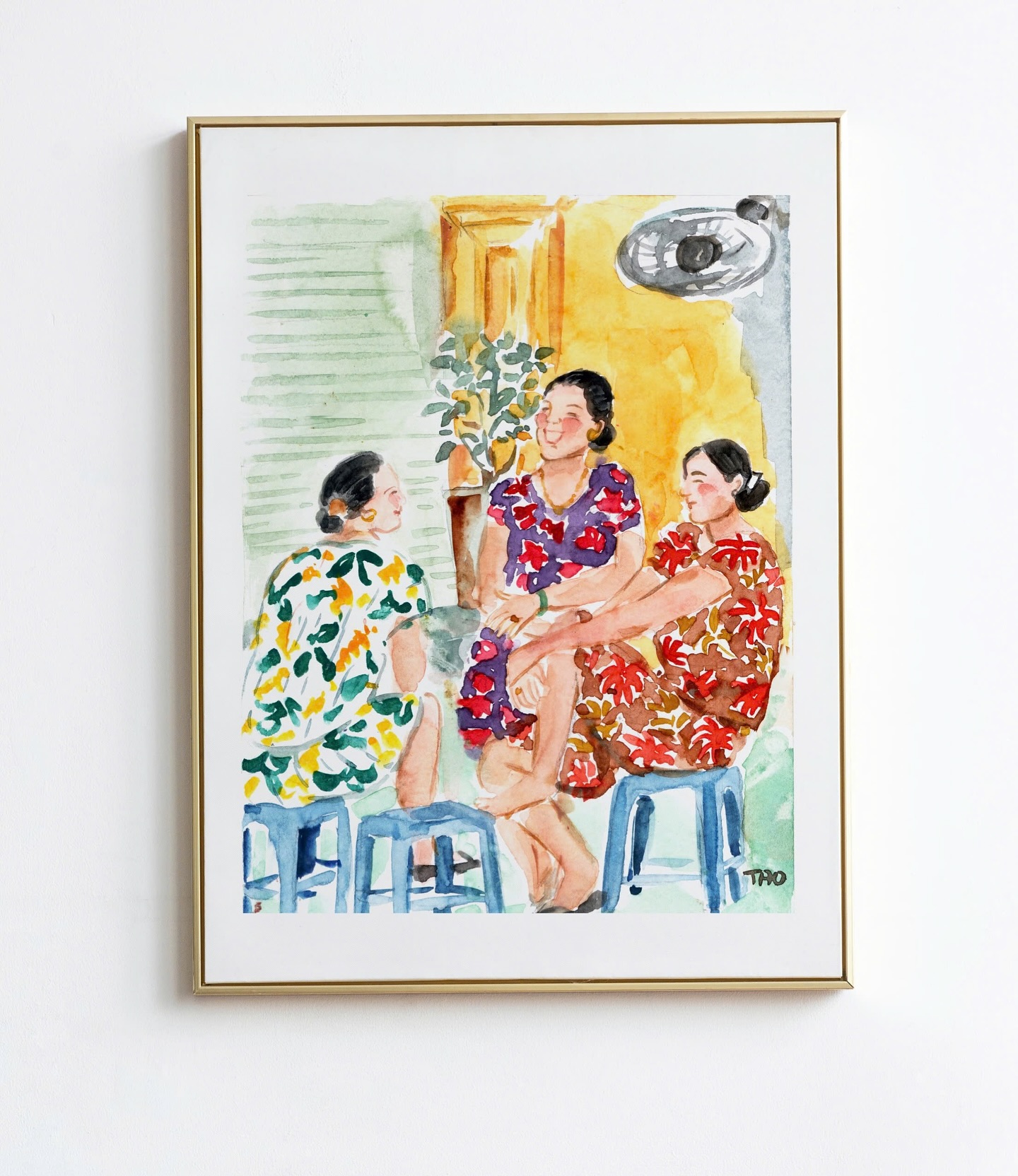 Tranh Tao A4 Happy Viet aunties