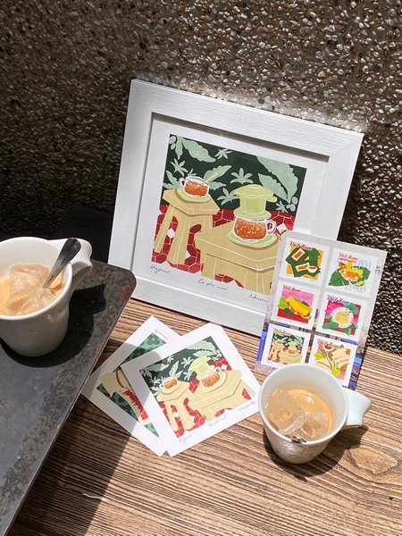 Stickers tem 12 món Mộc Trà