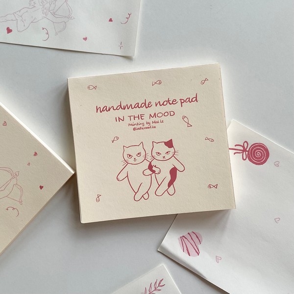 Giấy ghi chú notepad Love Mai Lê