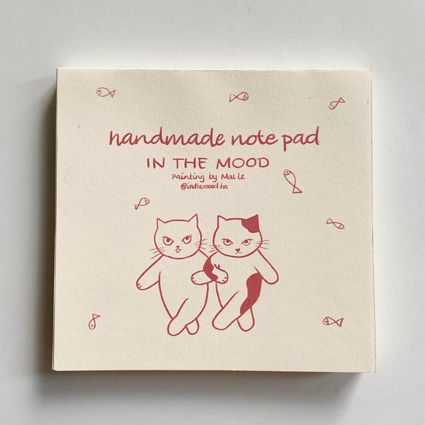 Giấy ghi chú notepad Love Mai Lê