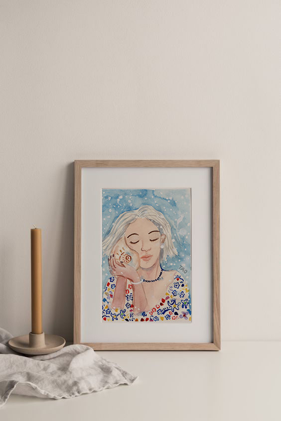 Tranh Tao A4 Ocean Love