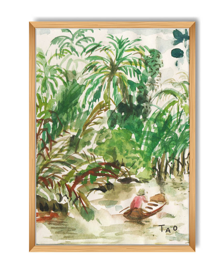 Tranh Tao A4 Mekong Love