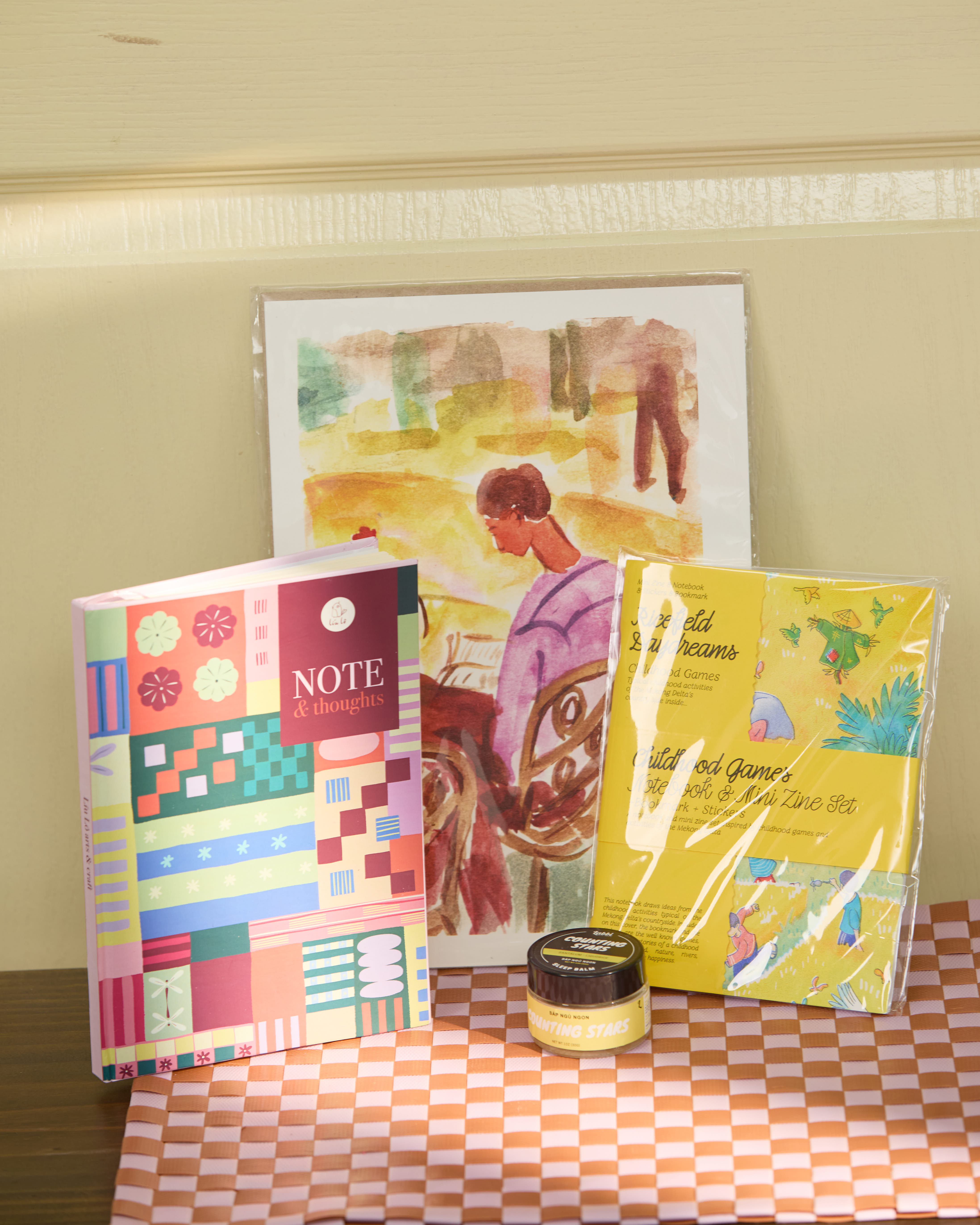 Sổ A5 Dot Líu Lô linen 100gsm / 120 page