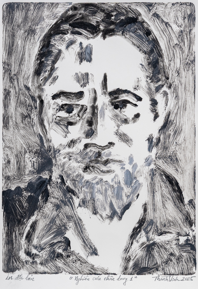 Tranh Intay Project Nghiên chân dung 1 / Study of portrait #1