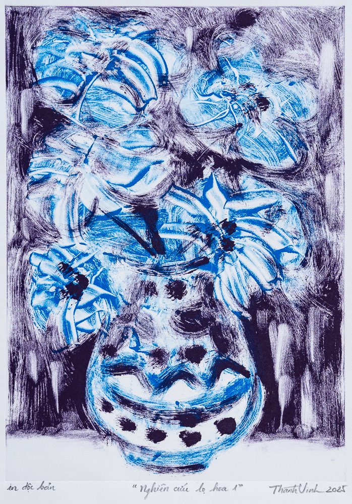 Tranh Intay Project Nghiên cứu lọ hoa 1 / Study of flower vase #1