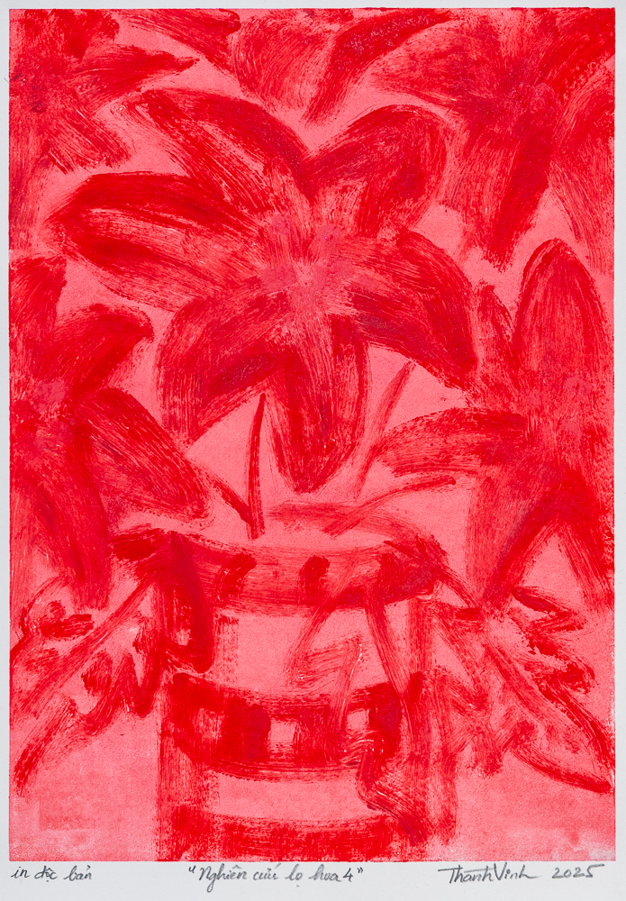 Tranh Intay Project Nghiên cứu lọ hoa 4 / Study of flower vase #4