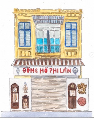 Tranh Soulbird Hanoi Old House 12 A4