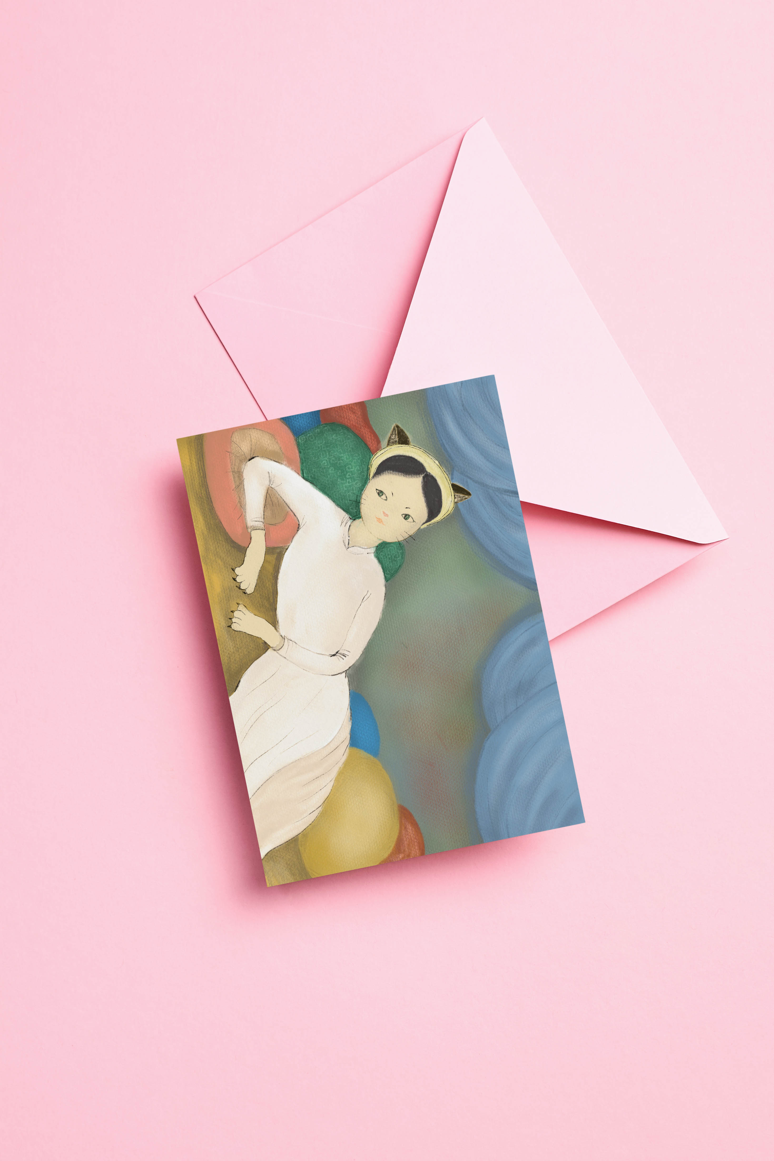 Thiệp Miêu hoạ (3 loại) Posters Thingy