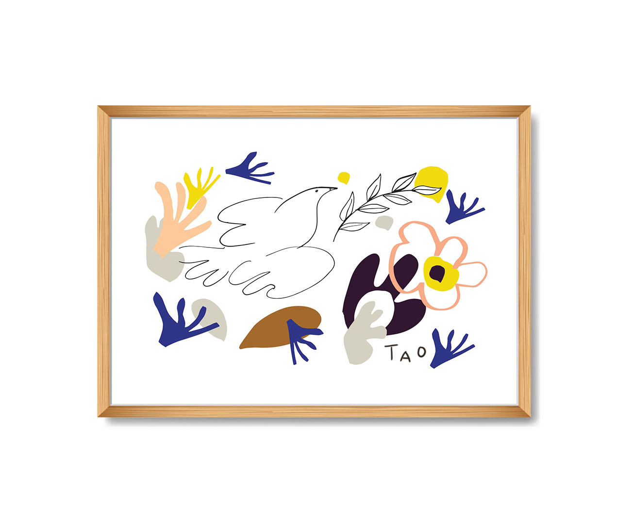 Tranh Tao A4 still life with pigeon