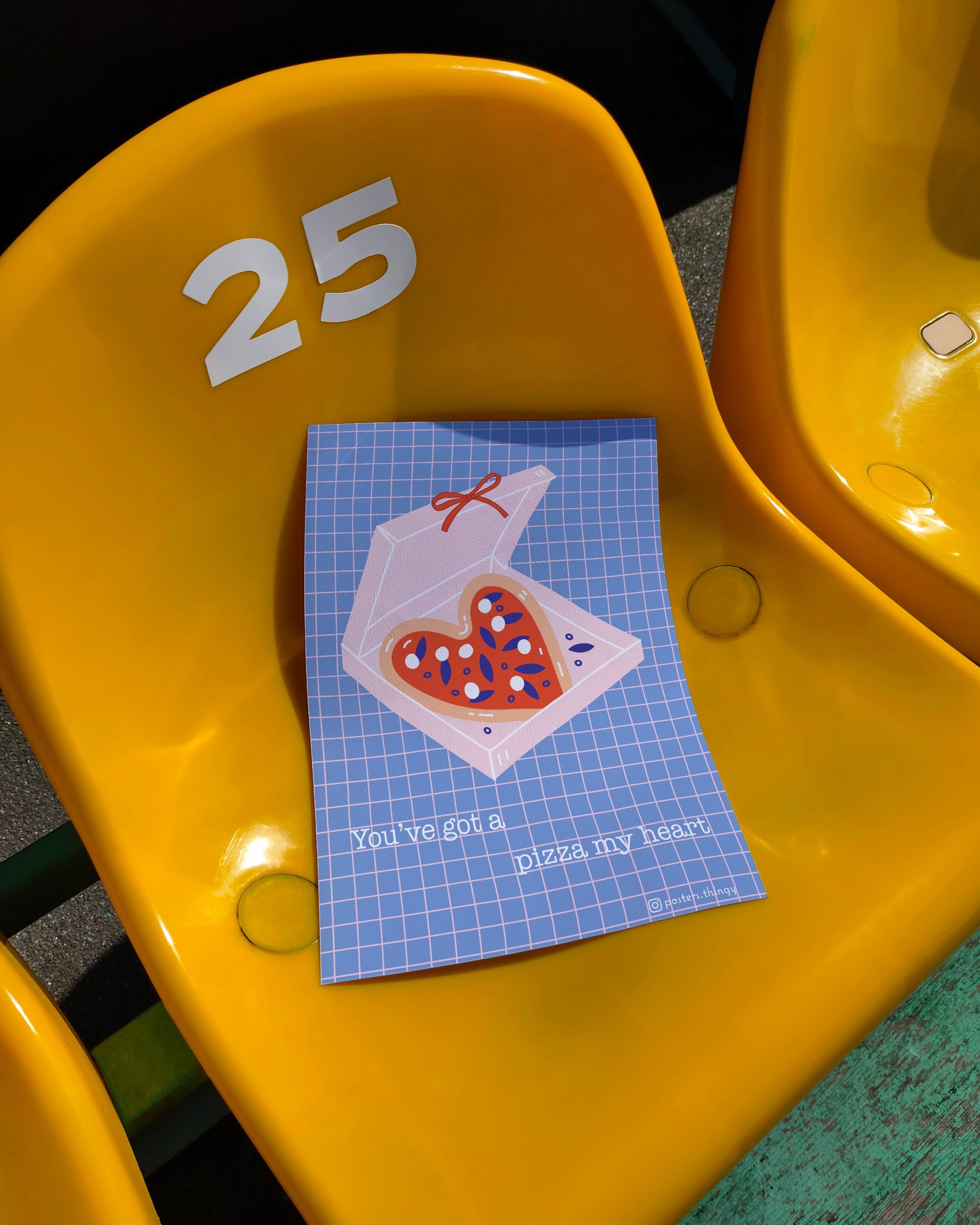 Thiệp Pizza Posters Thingy