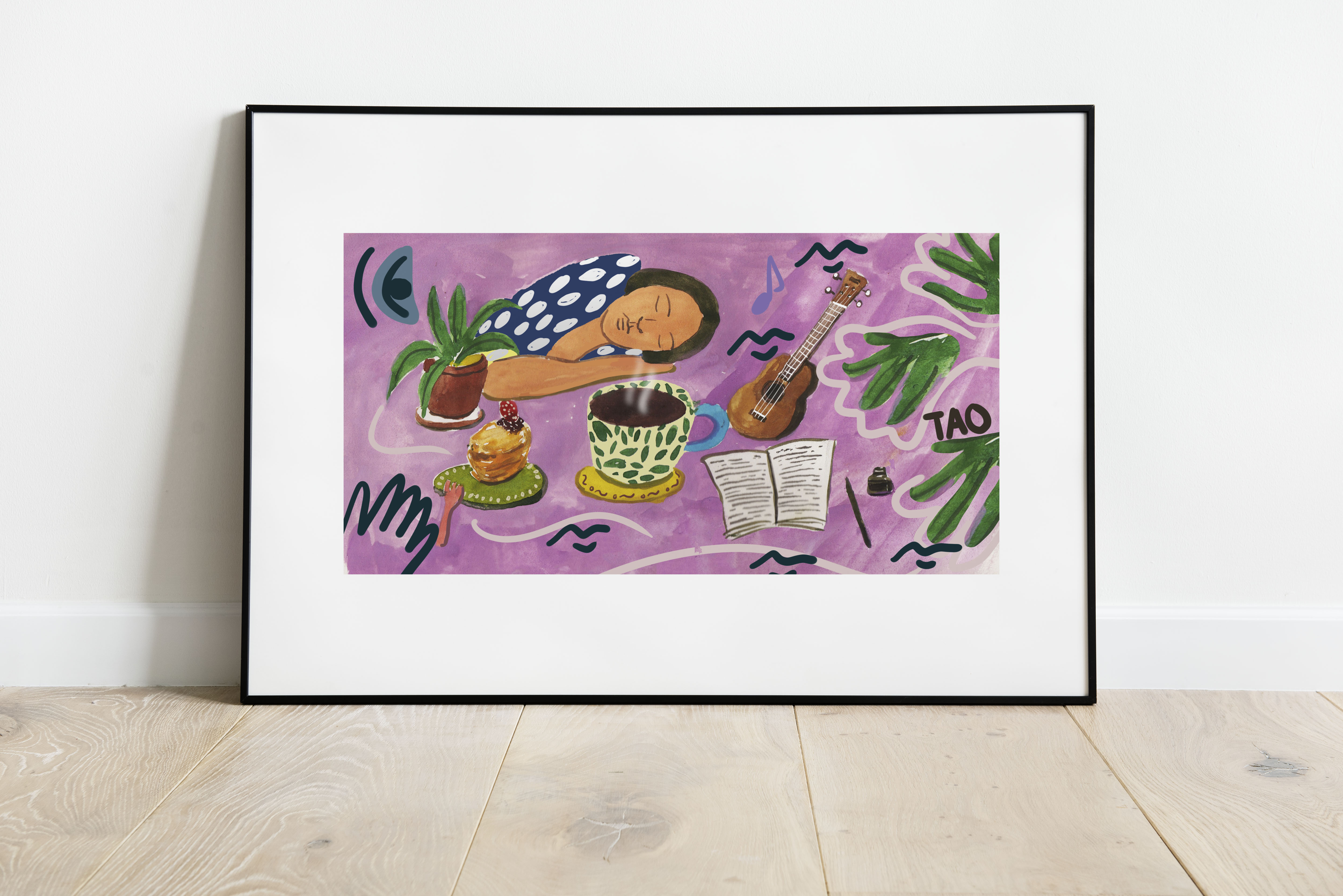 Tranh Tao A4 Purple Dream