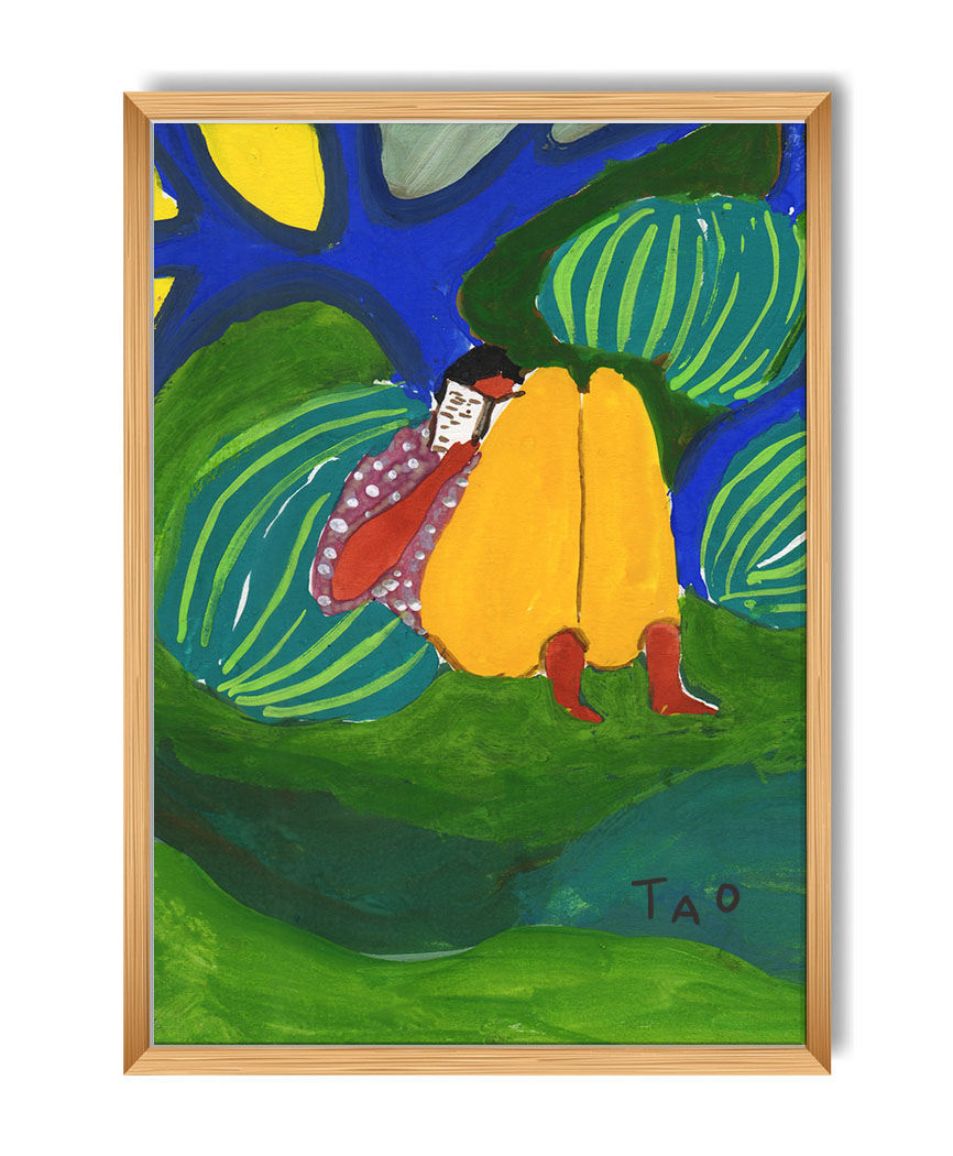 Tranh Tao Reading Love A4