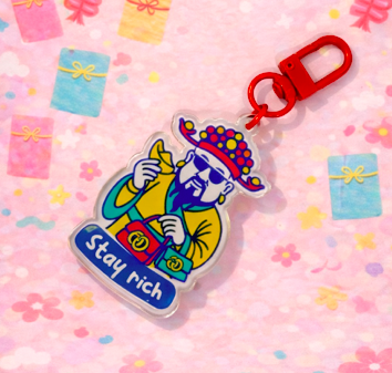 Móc khoá acrylic Phúc Lộc Thọ keychain Posters Thingy