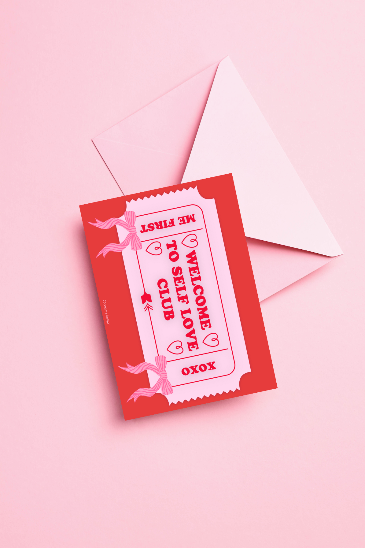 Thiệp Posters Thingy Self love club