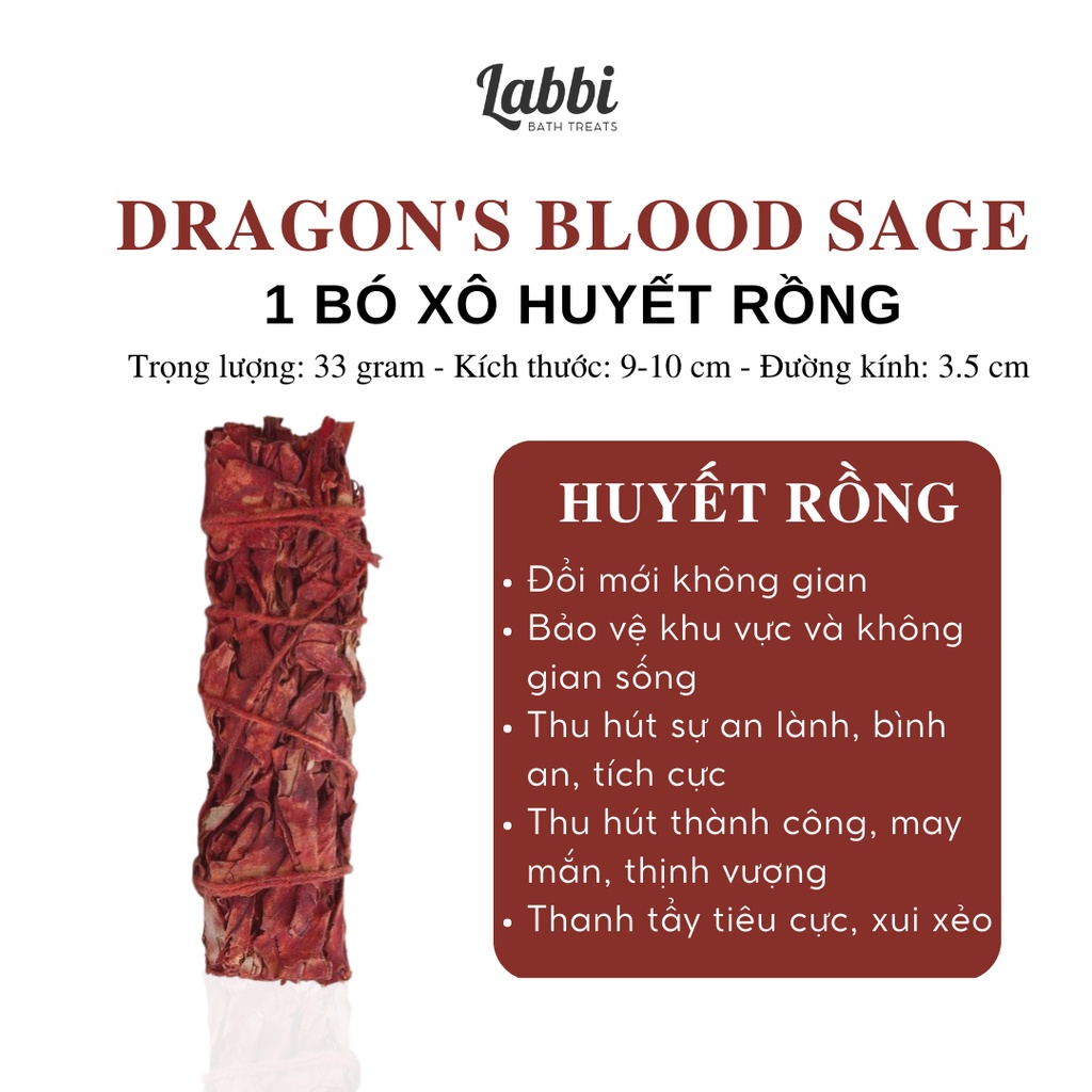 SAGE & PALO LABBI XÔ HUYẾT RỒNG