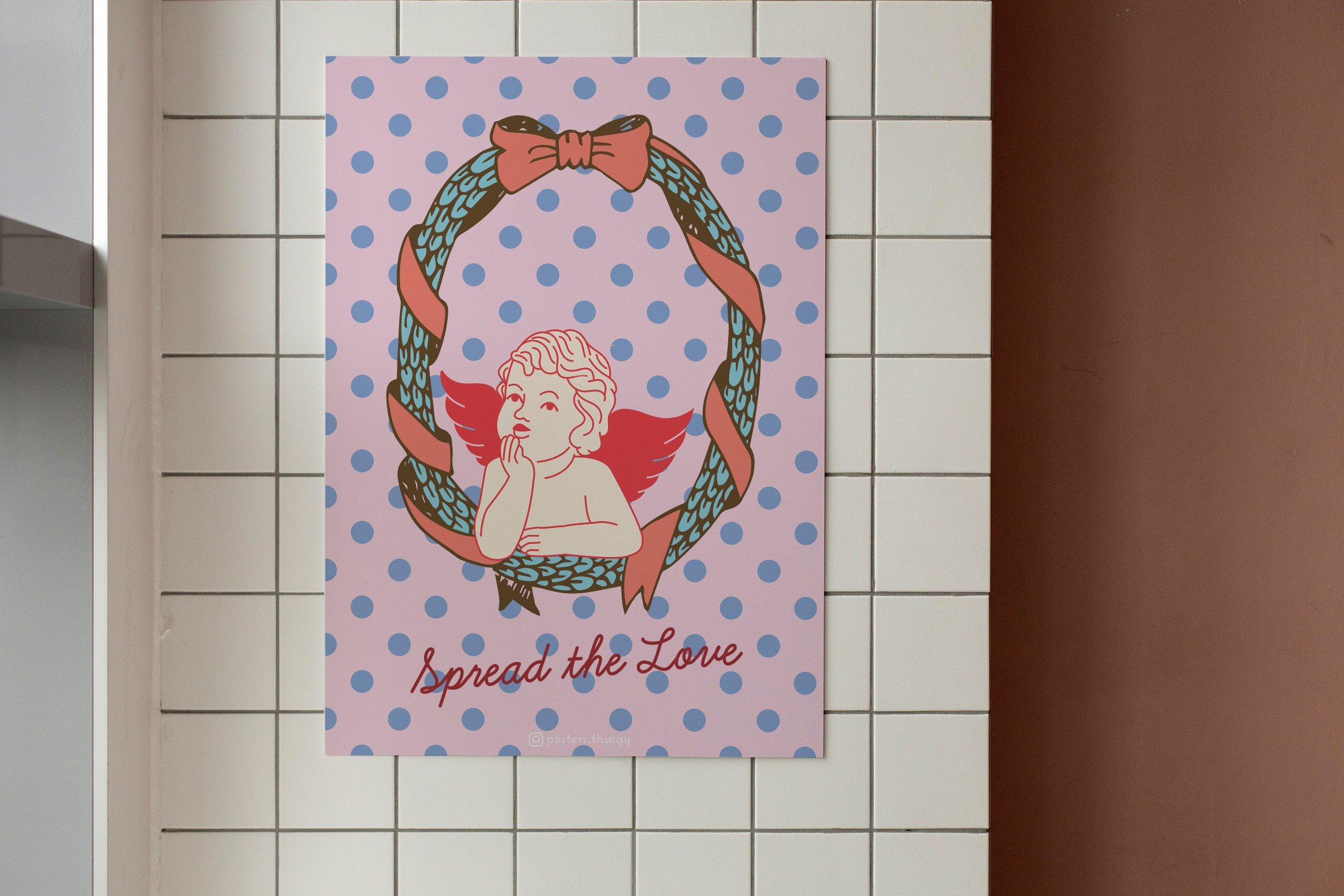 Thiệp Thiên Thần Spread The Love Posters Thingy