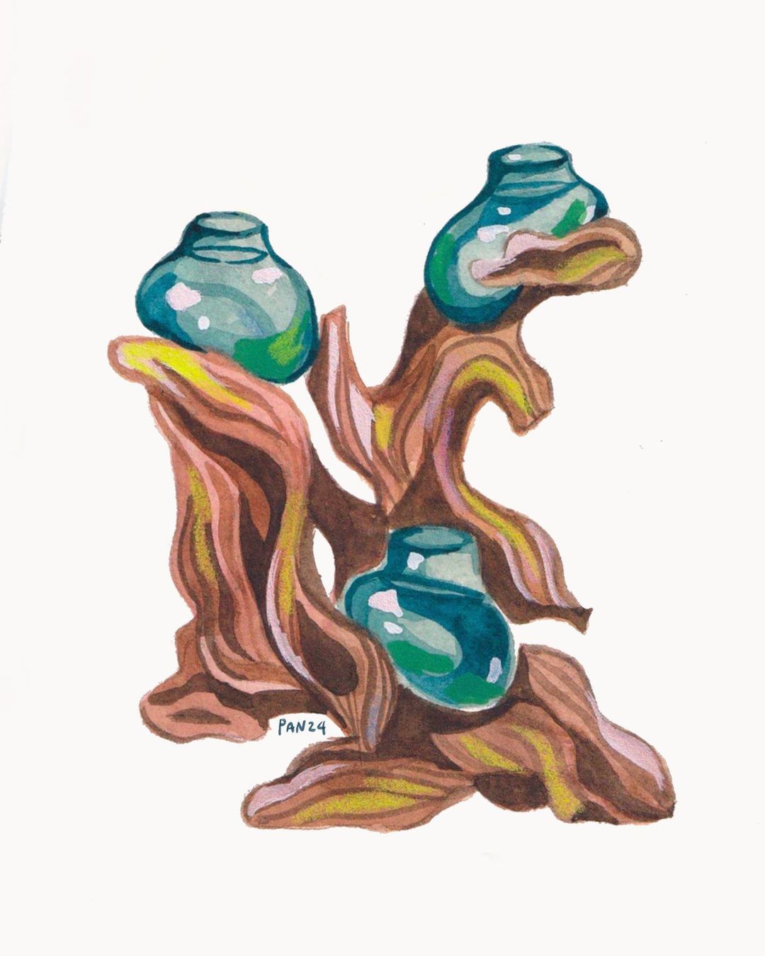 Tranh Pan A4 Tiny Worlds