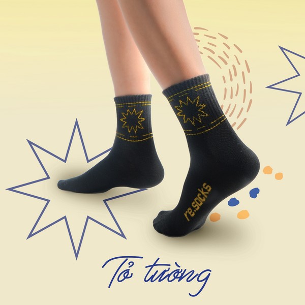 Tất Resocks Đất Nước - Tỏ Tường Trắng L