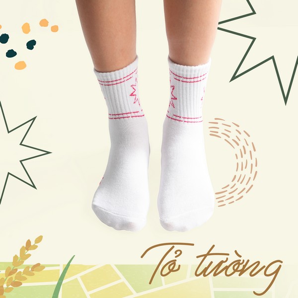 Tất Resocks Đất Nước - Tỏ Tường Trắng L