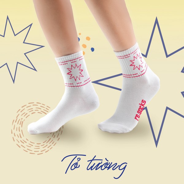 Tất Resocks Đất Nước - Tỏ Tường Trắng L