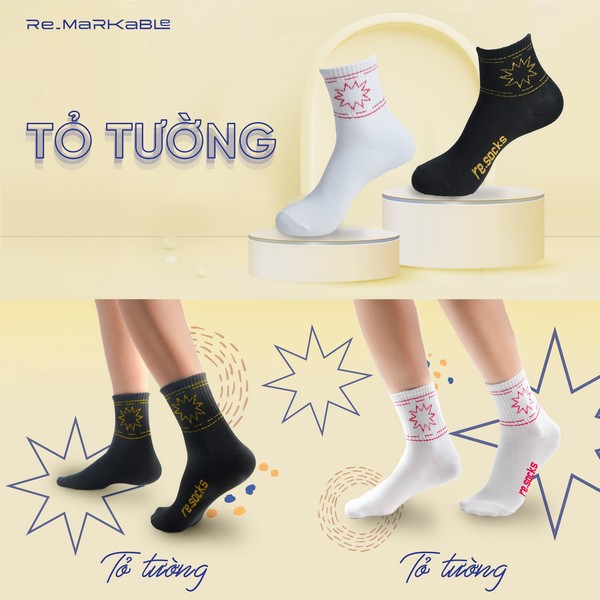 Tất Resocks Đất Nước - Tỏ Tường Trắng L