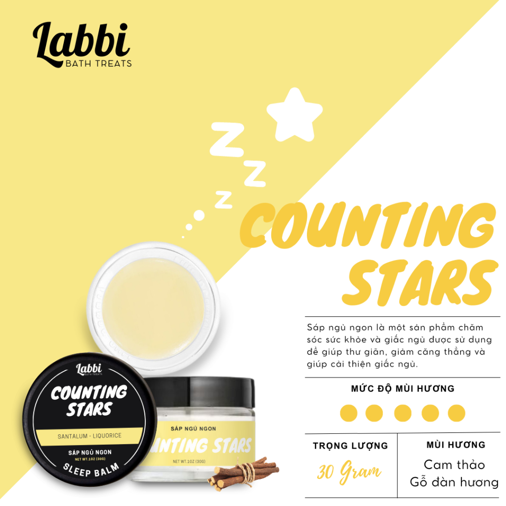 SLEEP BALM - COUNTING STARS [SÁP NGỦ NGON] LABBI