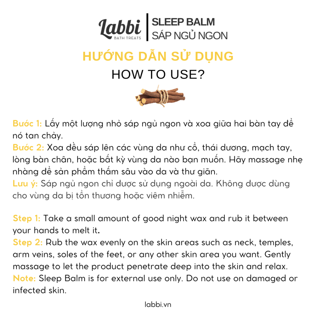 SLEEP BALM - COUNTING STARS [SÁP NGỦ NGON] LABBI