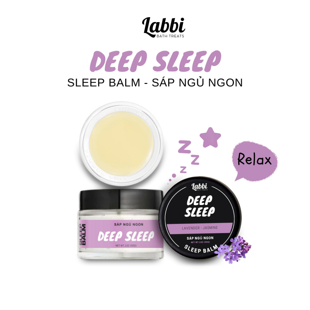 SLEEP BALM - DEEP SLEEP [SÁP NGỦ NGON] LABBI