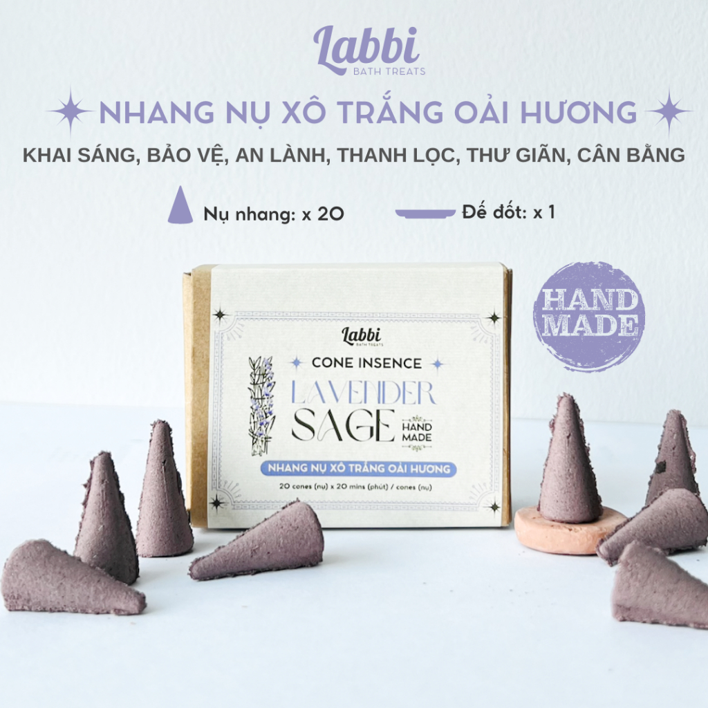 NỤ XÔ TRẮNG OẢI HƯƠNG LAVENDER SAGE