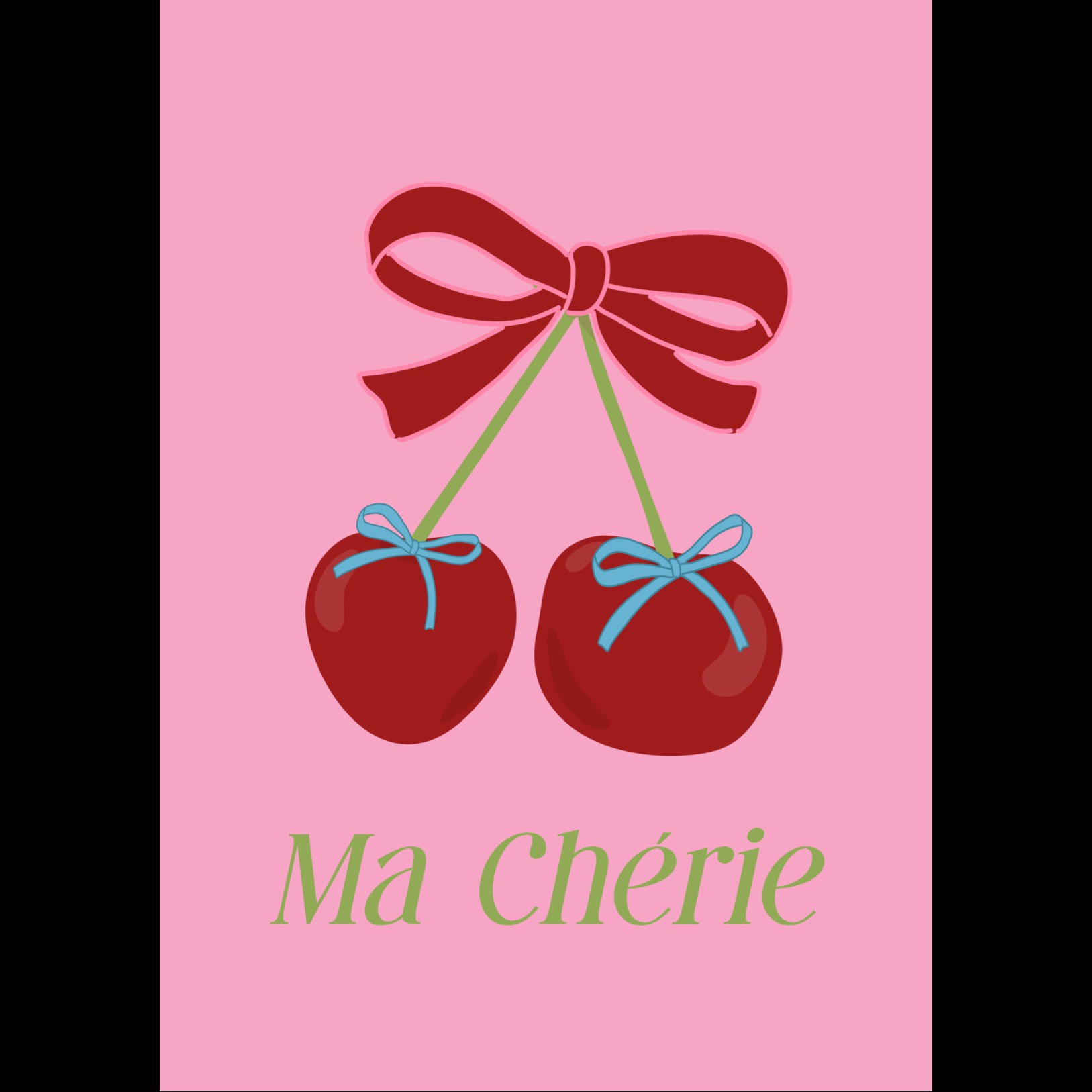 Tranh Posters Thingy Ma Cherie A4 Tranh Posters Thingy Ma Cherie A4