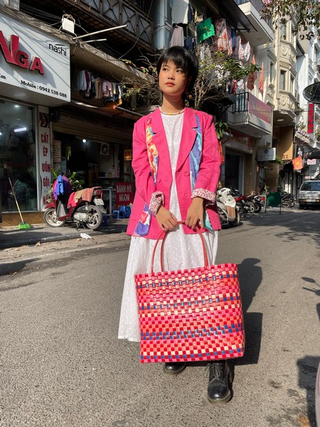 Áo vest hồng Líu Lô