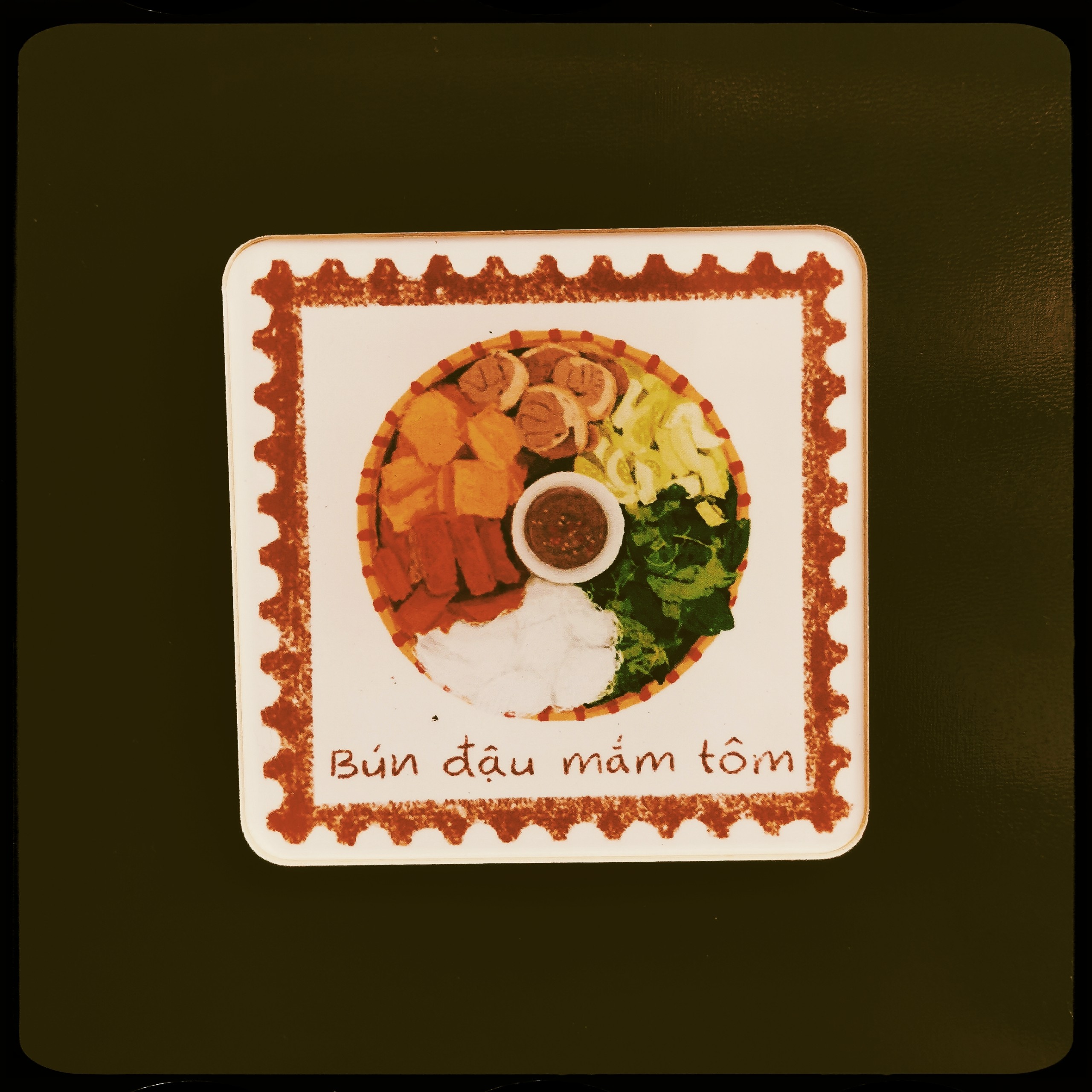 Nam châm đồ ăn Vietnamese food Mai Lê