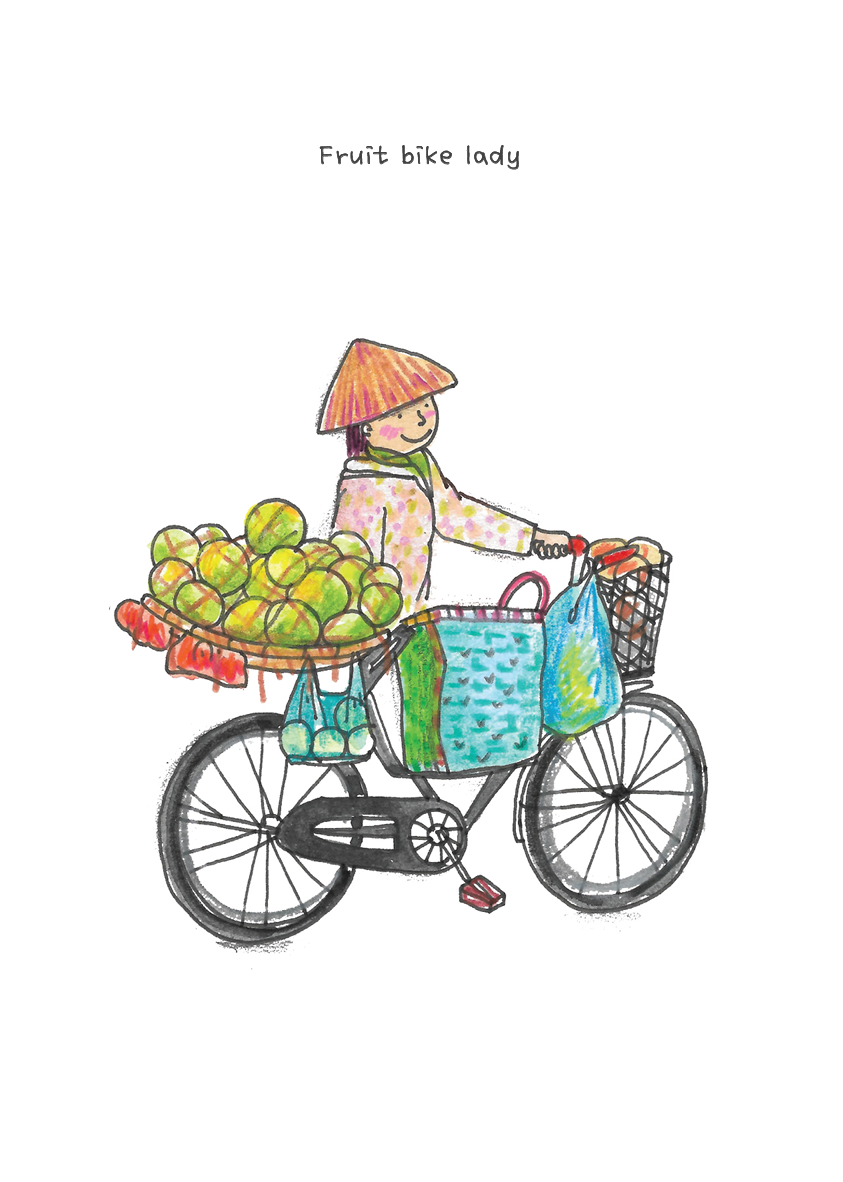 Tranh Haru Craft A3 - Fruit Lady