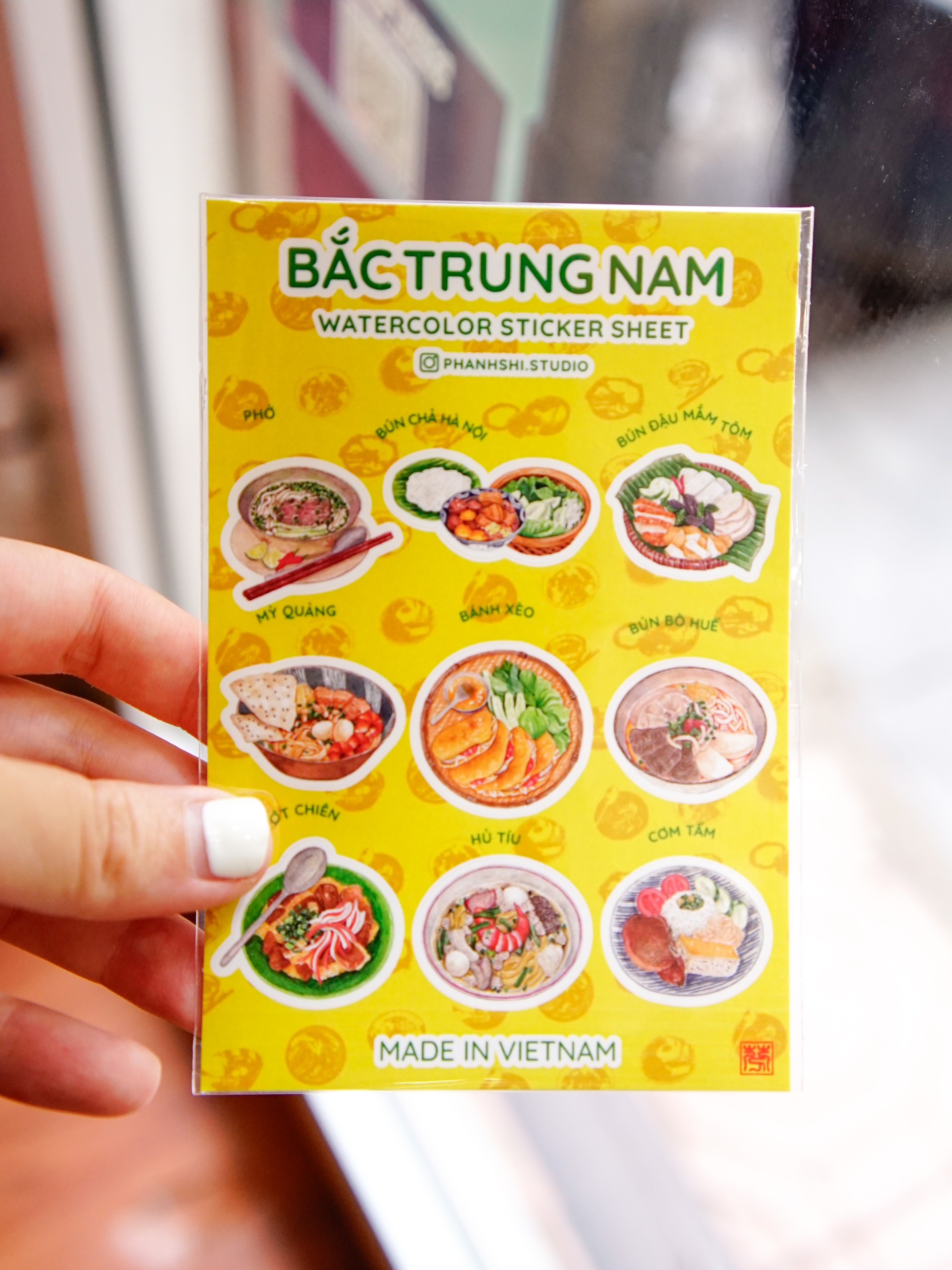 Sticker Phanhshi 9x13,5cm