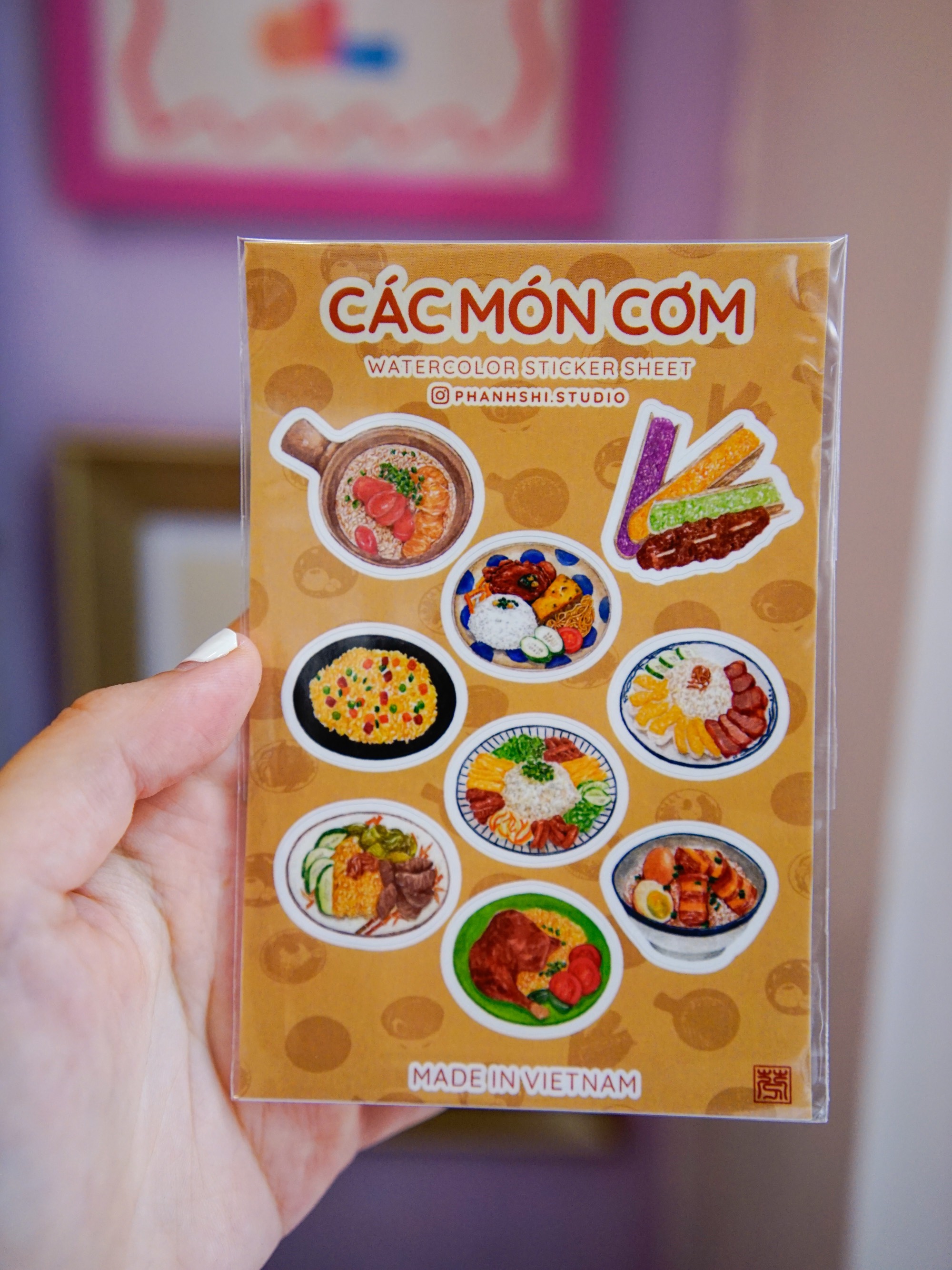 Sticker Phanhshi 9x13,5cm