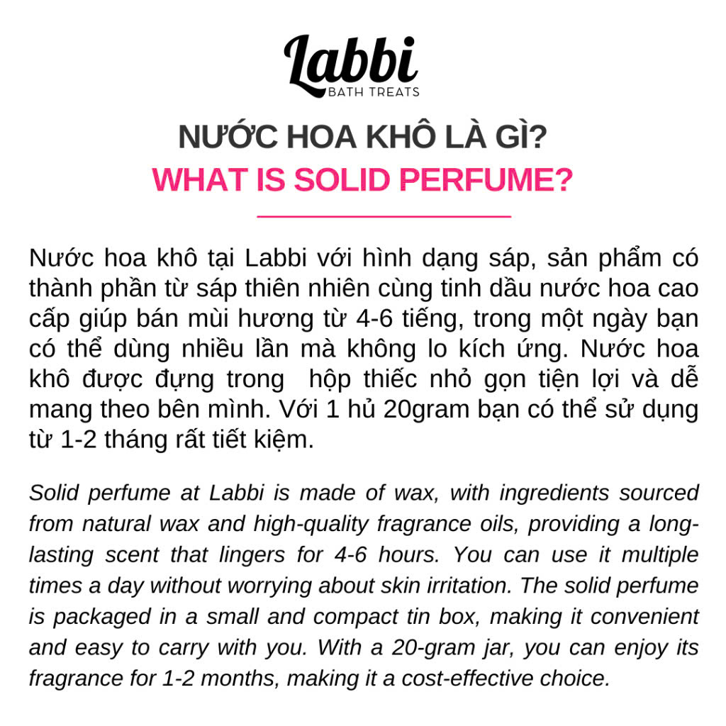 NƯỚC HOA KHÔ CHỮ NHẬT LABBI DECISION MAKER