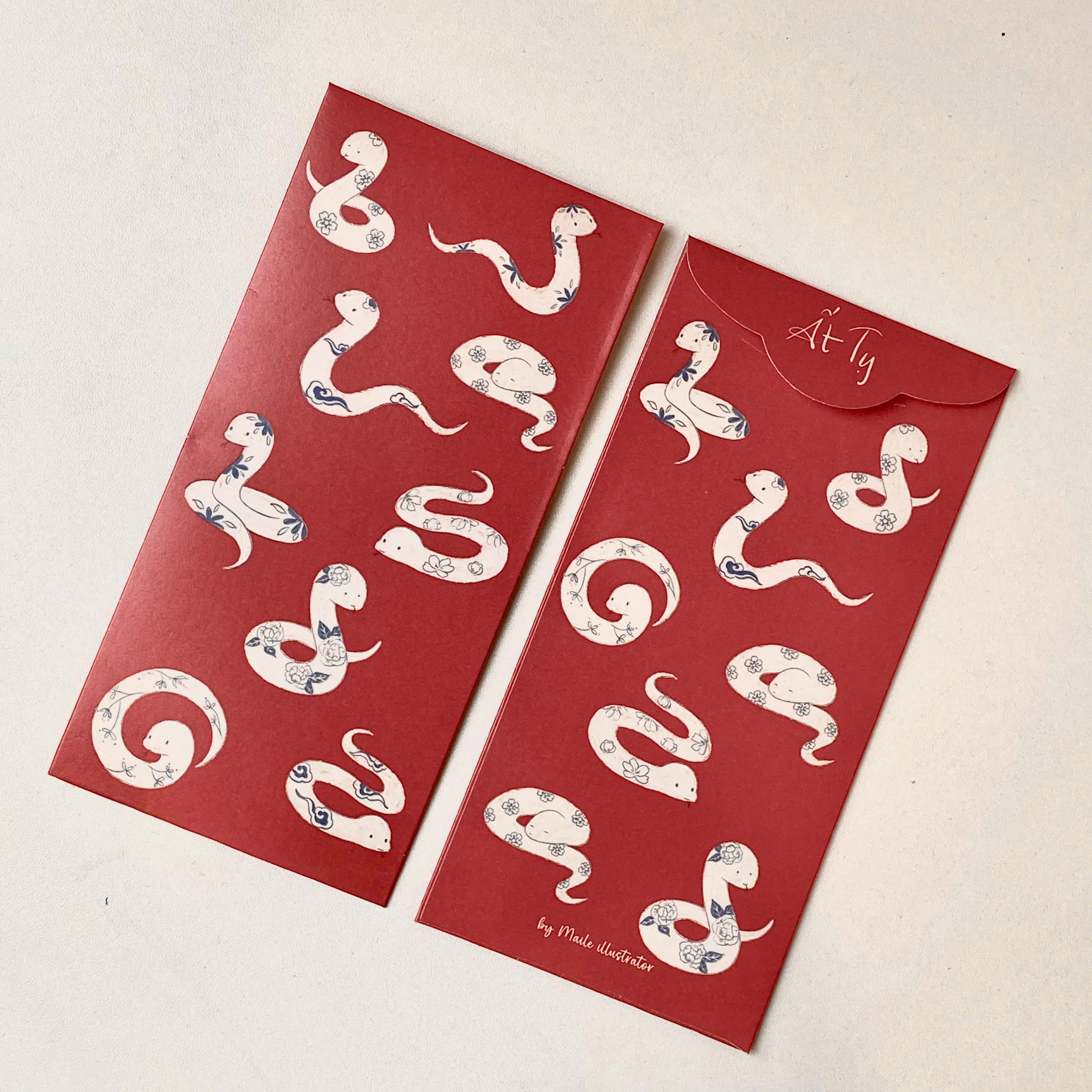 Set 6 lì xì tết 2025 Mai Lê