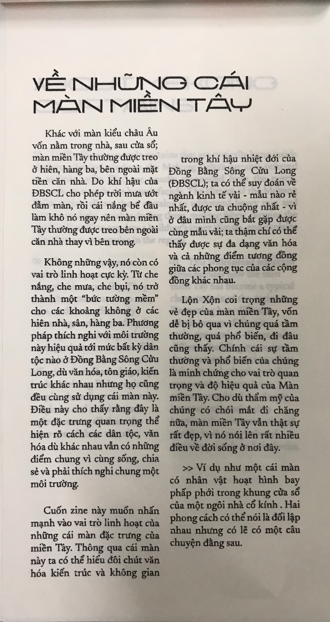 Zine Màn Lộn Xộn