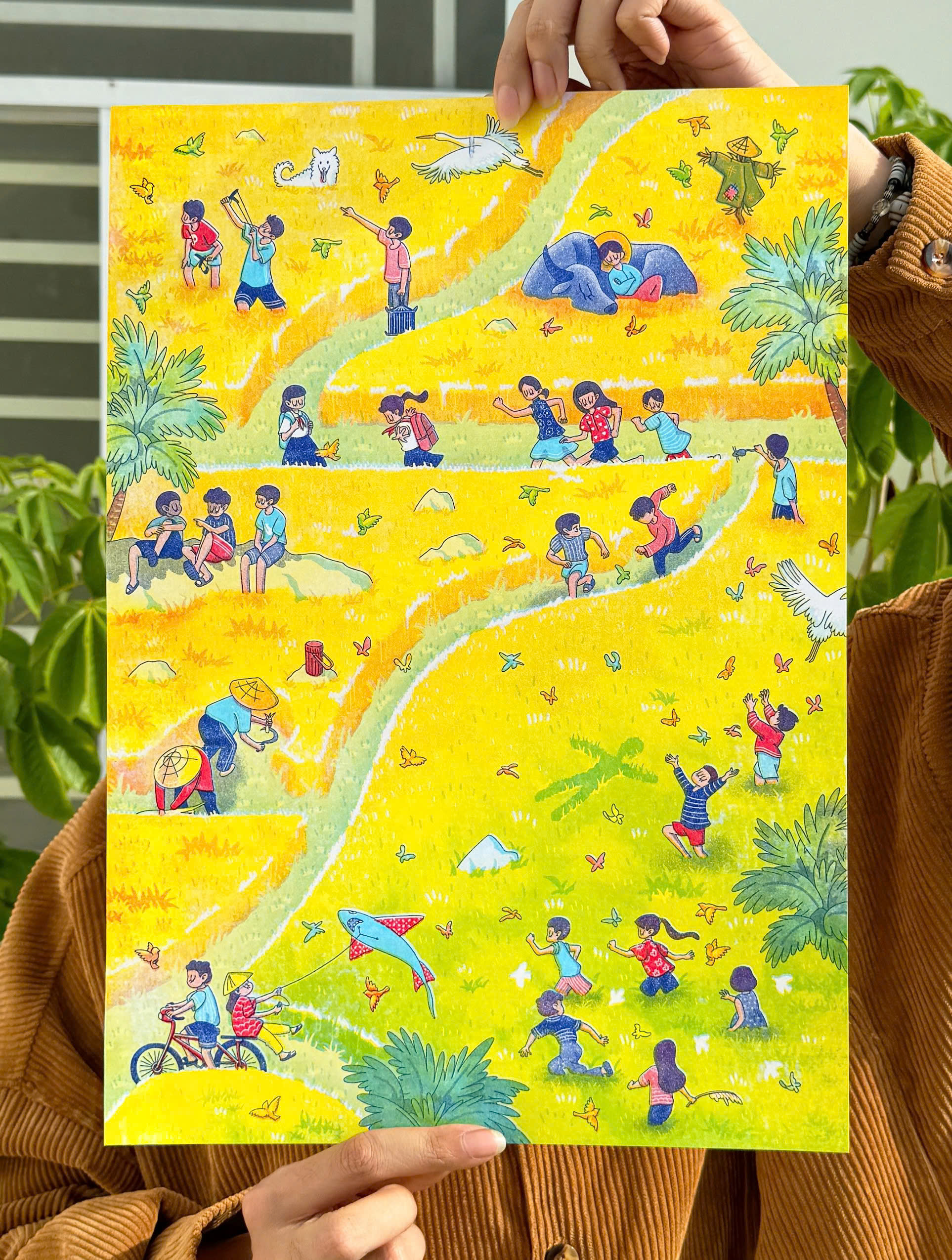 Poster Ruộng Lộn Xộn