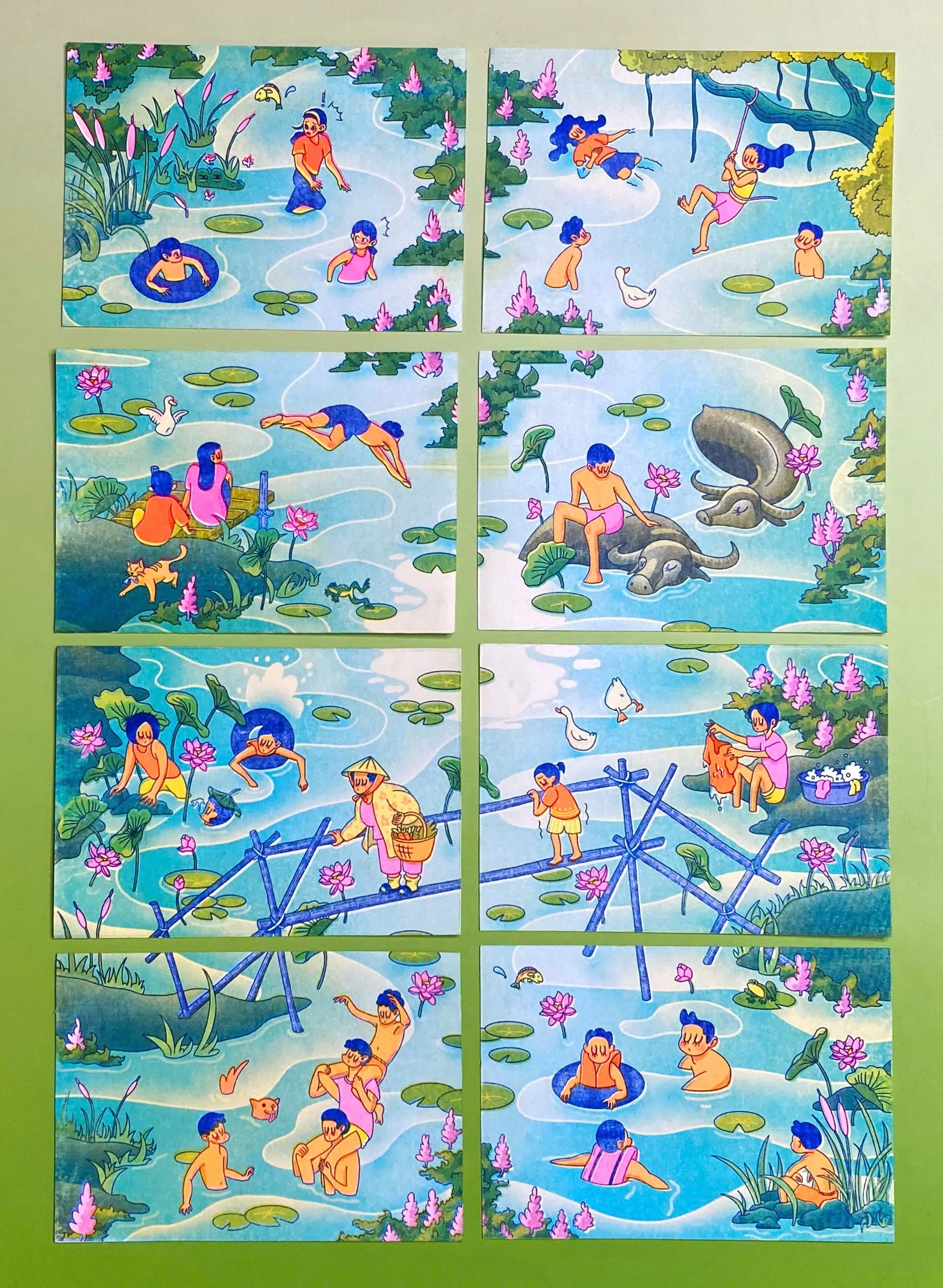 Postcard Sông Lộn Xộn
