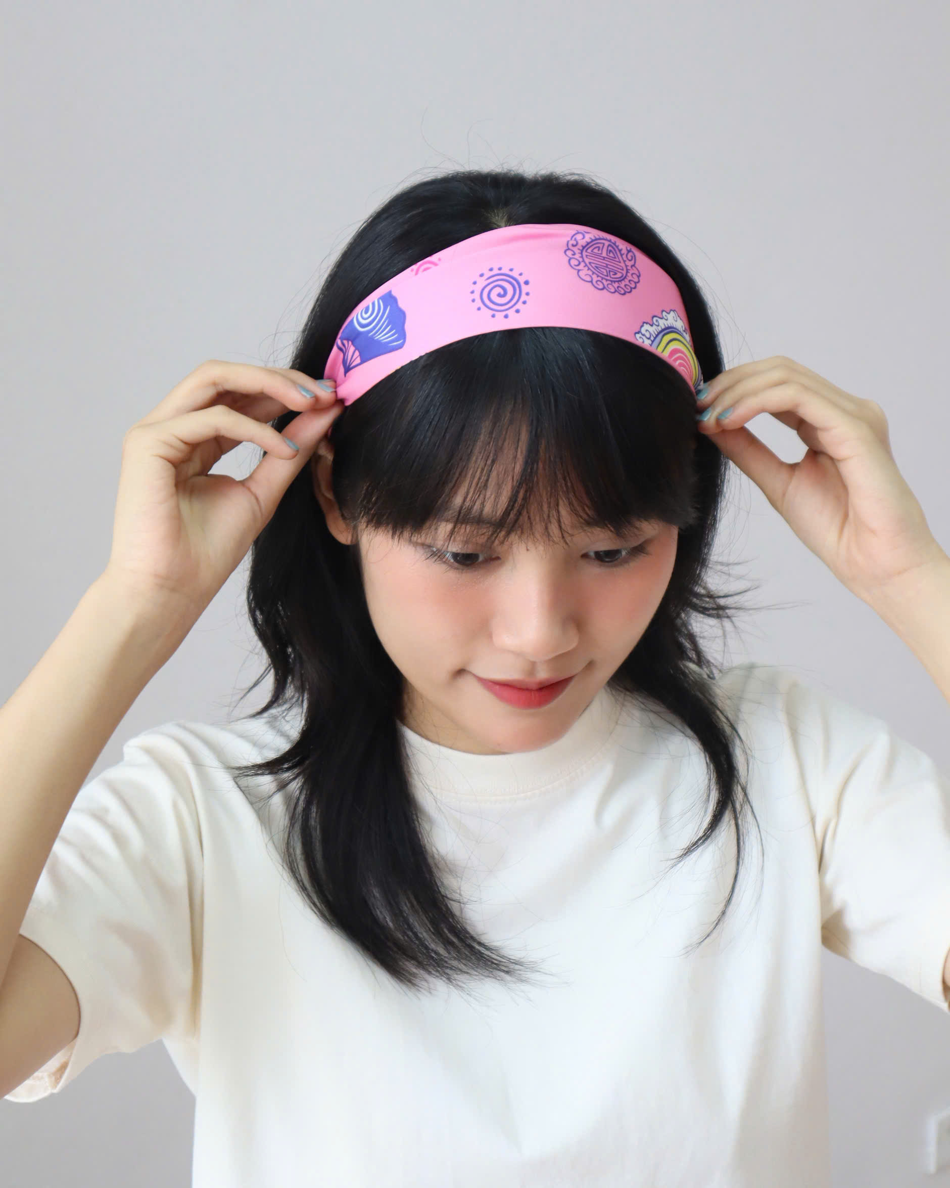 Khăn lụa twilly Cô Chín 8x90 Mai Lê