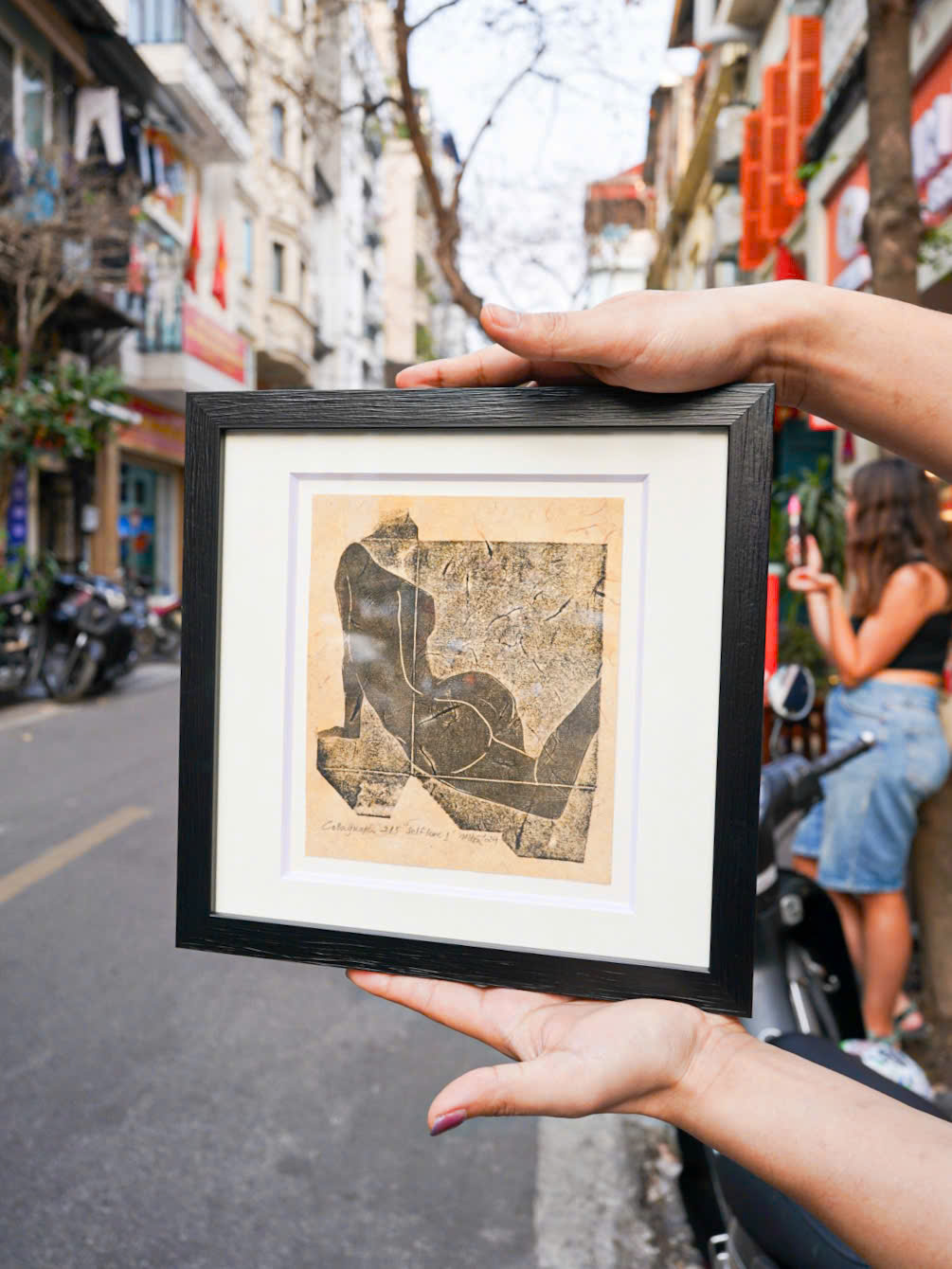 Tranh Mộc Trà Self Love 1 2/5 28 x 28