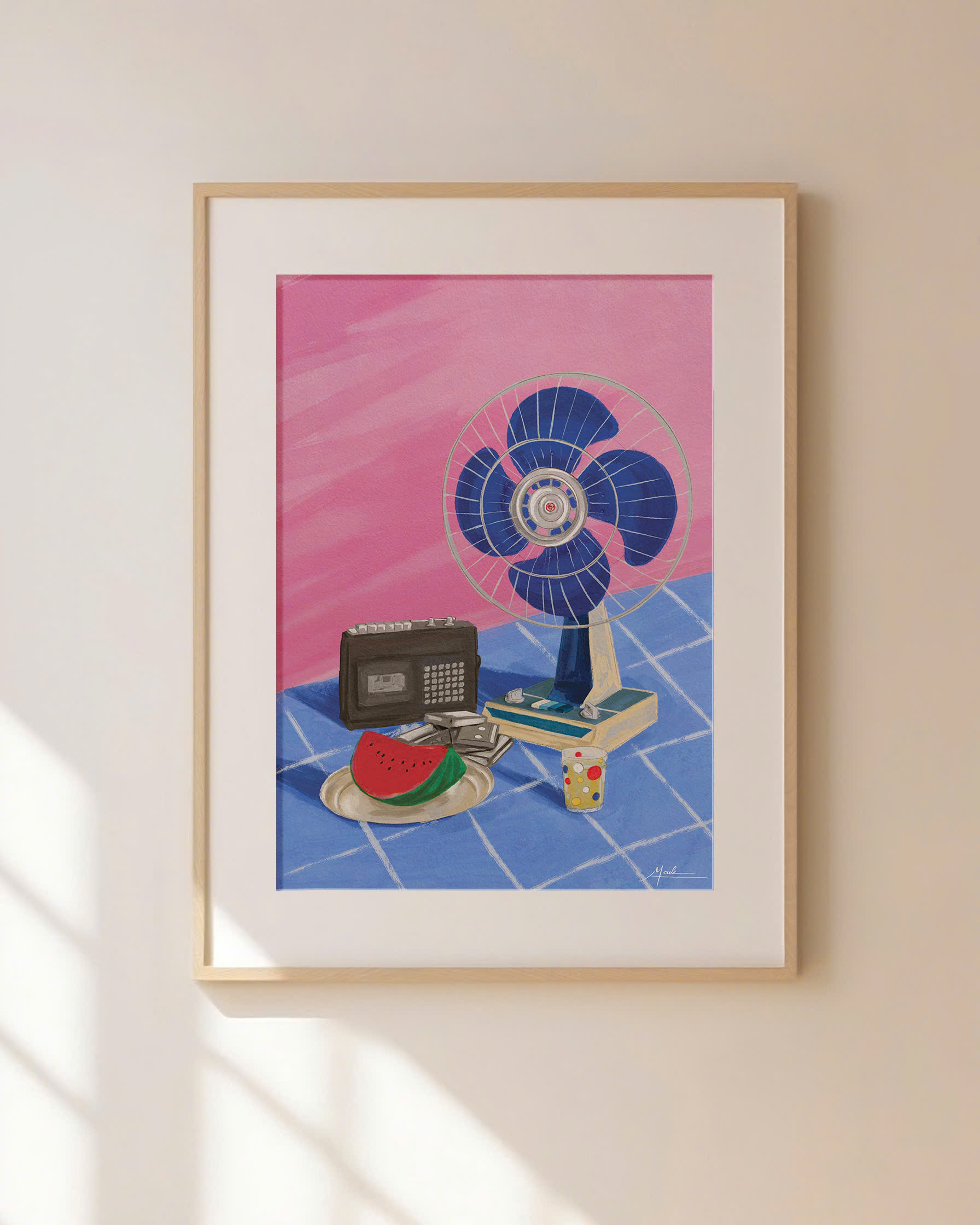 Tranh Mai Lê mùa hè