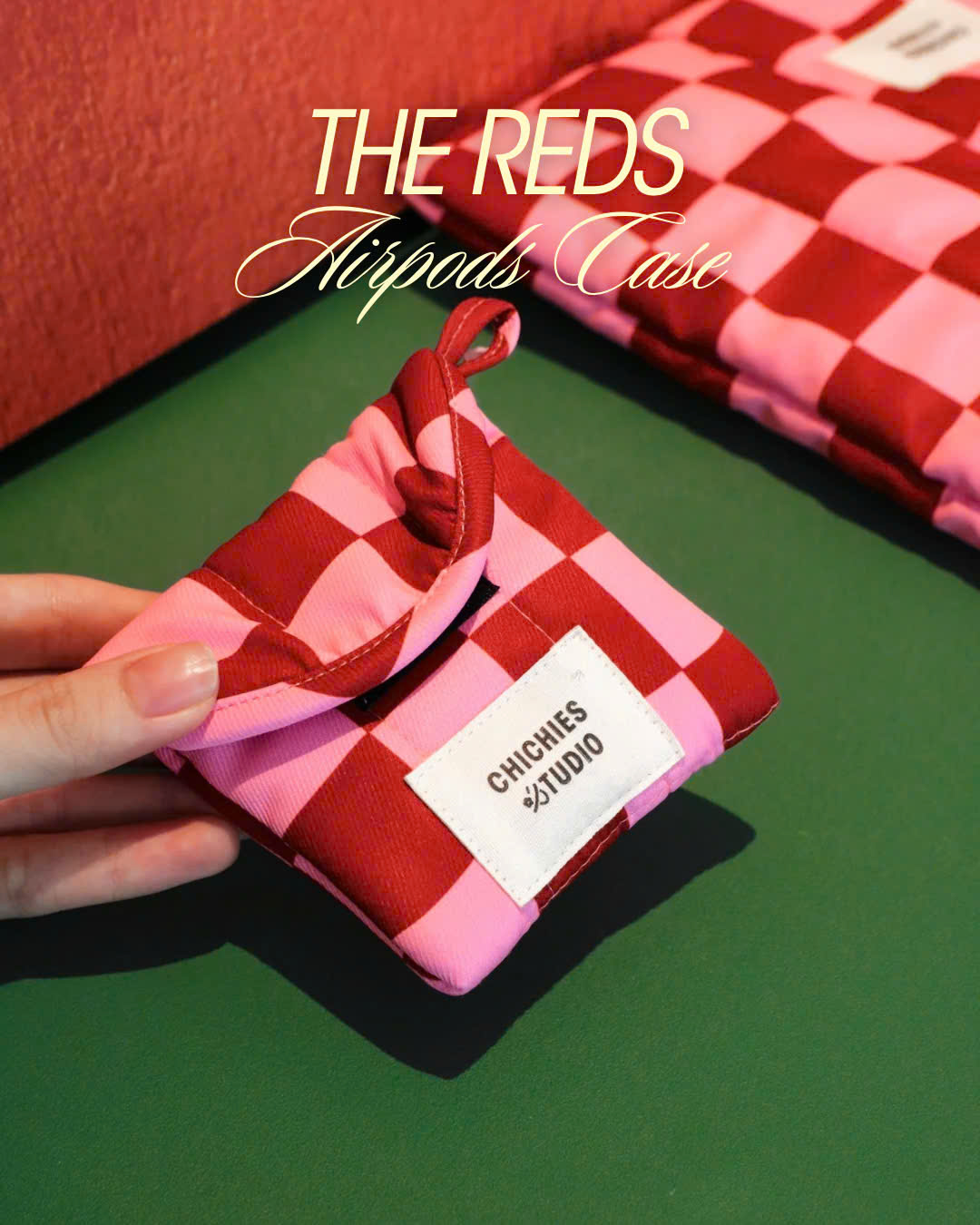 Túi đựng tai nghe Chichies Rook’s Plaid
