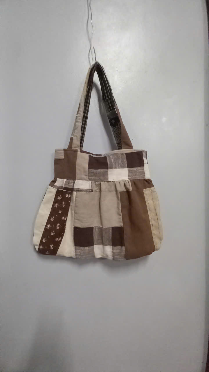 Túi vải ghép T6/25 320k Chế Upcycled Clothing