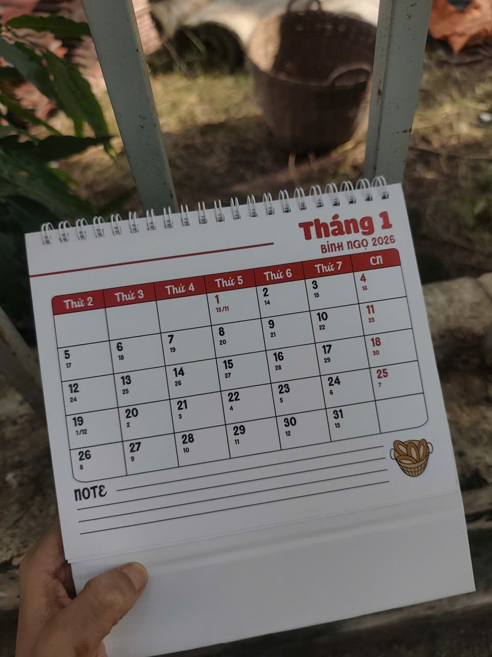 Lịch 2026 PhanhShi (có lịch âm)